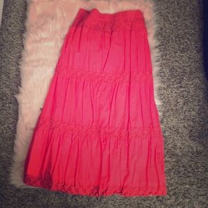 🔴SOLD🔴 Pink summery skirt! *price drop
